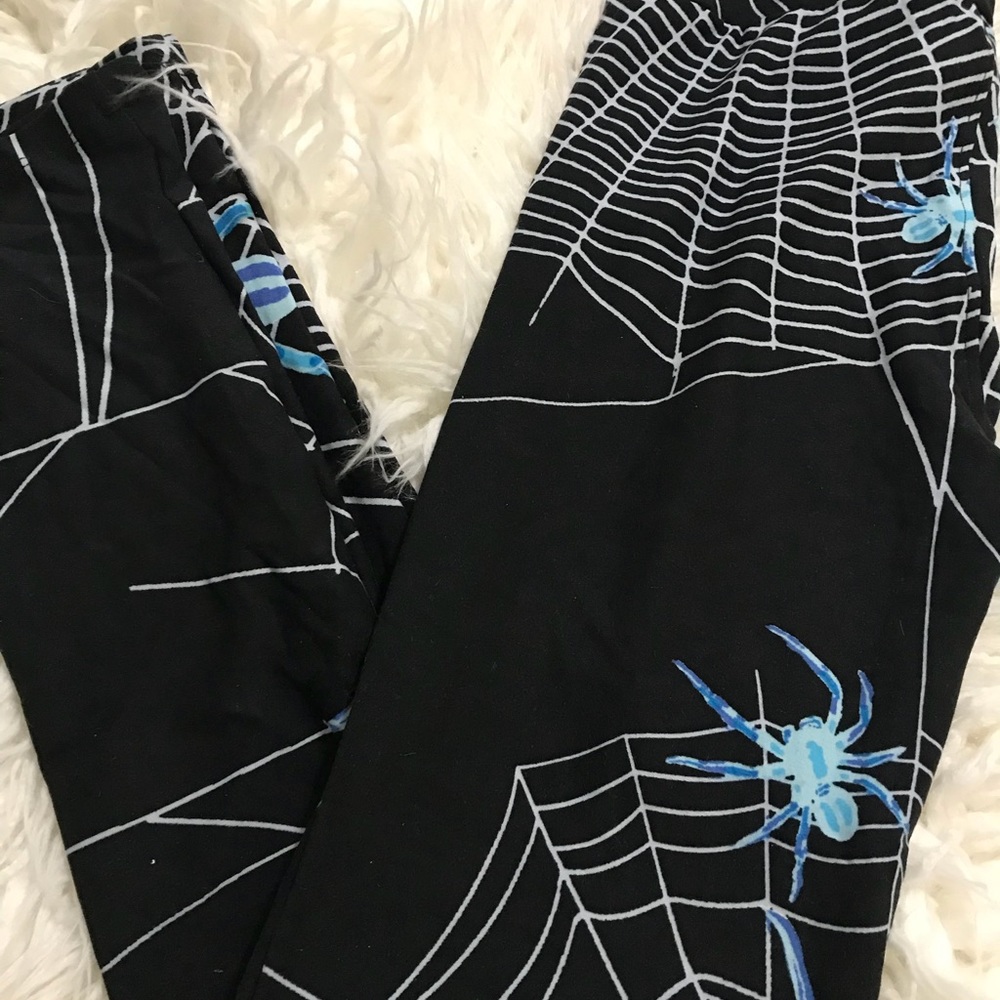 Halloween LuLaRoe spider leggings OS
